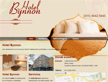 Tablet Screenshot of hotelbynnon.com